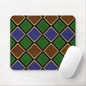 Harlequin-Diamantgitter: Texturierte Harmonie Mousepad (Mit Mouse)