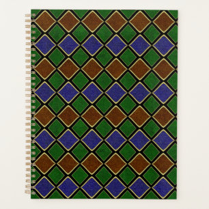 Harlequin-Diamantgitter: Texturierte Harmonie Planer