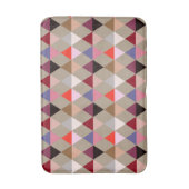 Harlequin / Diamantmuster - Taupe multi Badematte (Vorderseite Vertikal)