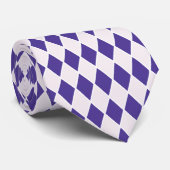 Harlequin Diamond Design Lila rosa Farben Krawatte (Gerollt)