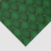 Harlequin Diamond Emerald Green Decoupage Seidenpapier (Ausschnitt)