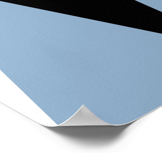 Harlequin Diamond Pattern - Blau und Dusty Lilac Poster (Ecke)