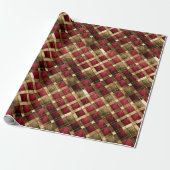 Harlequin Diamonds Red and Gold ID1031 Geschenkpapier (Ungerollt)