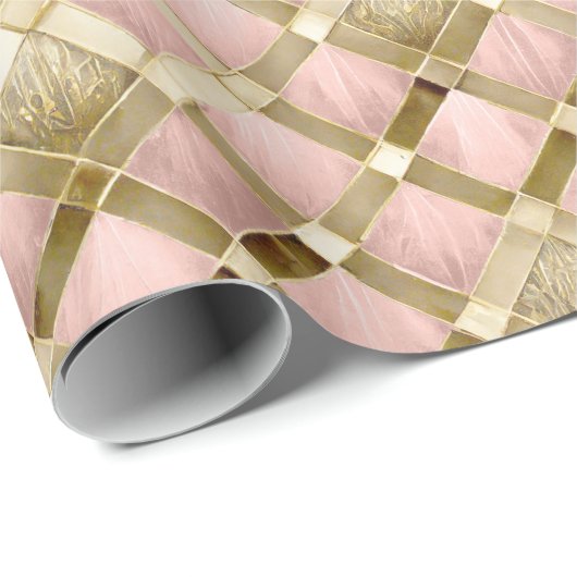 Harlequin Diamonds Rose Gold ID1031 Geschenkpapier (Rolleneckpunkt)