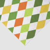Harlequin Diamonds Two Tone Irish Fun Seidenpapier (Detail)