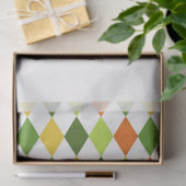 Harlequin Diamonds Two Tone Irish Fun Seidenpapier (Geschenk)