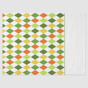 Harlequin Diamonds Two Tone Irish Fun Seidenpapier