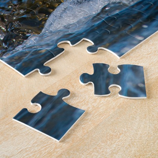 Harlequin Duck im Ozeansurfen Puzzle (Seite)