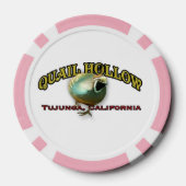 Harlequin Duck Poker Chips (Rückseite)