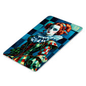 Harlequin Elegance - Art Magnet (Linke Seite)