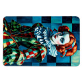 Harlequin Elegance - Art Magnet (Horizontal)