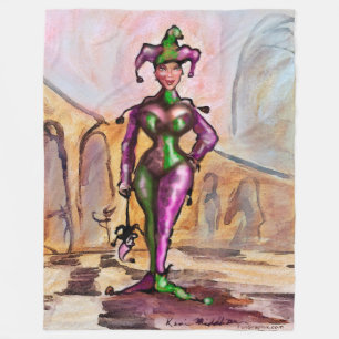 Harlequin Fleece Blanket