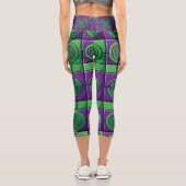 Harlequin Fun Capri Leggings (Rückseite)