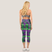 Harlequin Fun Capri Leggings (Rückseite)