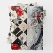 Harlequin Geschenkpapier Set (Beispiel)