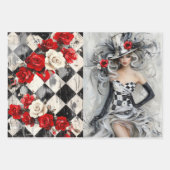 Harlequin Geschenkpapier Set (Vorderseite)