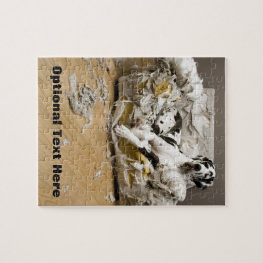 Harlequin Great Dane Foto Puzzle (Horizontal)