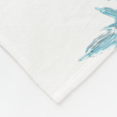 Harlequin Great Dane in the Snowflakes Fleecedecke (Ecke)