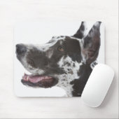 Harlequin Great Dane Mousepad (Mit Mouse)