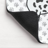 Harlequin Great Dane Niedlich Cartoon Dog Mousepad (Ecke)