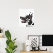 Harlequin Great Dane Poster (Heimbüro)