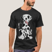 Harlequin Great Dane Shirt für Damen und Herren Fr (Vorderseite)