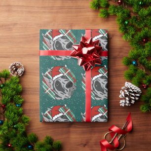 Harlequin Great Dane Weihnachten Geschenkpapier