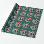Harlequin Great Dane Weihnachten Geschenkpapier (Ungerollt)