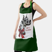 Harlequin Great Dane Weihnachtsgeschenk Schürze (InSitu)