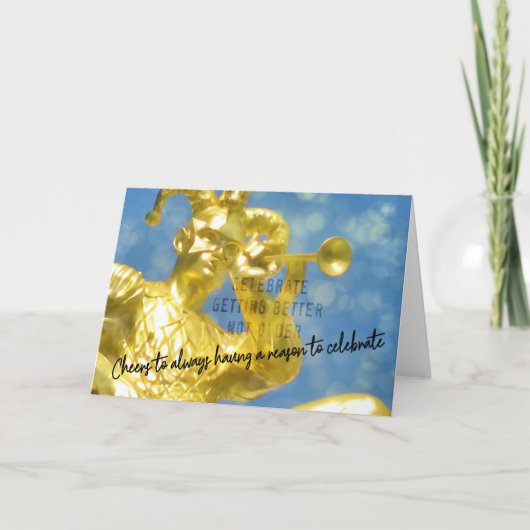 HARLEQUIN Grußkarte Dankeskarte (Vorderseite)