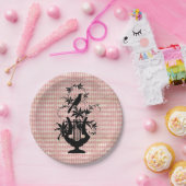 Harlequin Harp Bird Silhouette Paper Teller (Party)