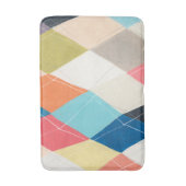 Harlequin Hopscotch - Muster der Raute Badematte (Vorderseite Vertikal)