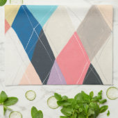 Harlequin Hopscotch - Muster der Raute Geschirrtuch (Gefaltet)