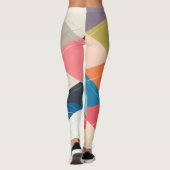 Harlequin Hopscotch - Muster der Raute Leggings (Rückseite)