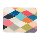 Harlequin Hopscotch - Muster der Raute Magnet (Horizontal)