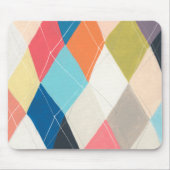 Harlequin Hopscotch - Muster der Raute Mousepad (Vorne)