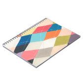 Harlequin Hopscotch - Muster der Raute Notizblock (Linke Seite)