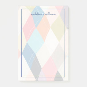 Harlequin Hopscotch - Muster der Raute Post-it Klebezettel