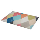 Harlequin Hopscotch - Muster der Raute Schneidebrett (Ecke)