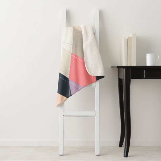 Harlequin Hopscotch - Muster der Raute Sherpadecke (Beispiel)