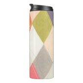 Harlequin Hopscotch - Muster der Raute Thermosbecher (Nach rechts gedreht)