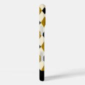 Harlequin in Gold, Schwarz, Creme (Personalisiert) Case-Mate iPhone Hülle (Rückseite / Rechts)