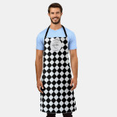 Harlequin & Individuelle Name Schürze (Getragen)