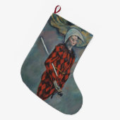 Harlequin (Joker) (von Paul Cézanne) Großer Weihnachtsstrumpf (Vorderansicht (hängend))