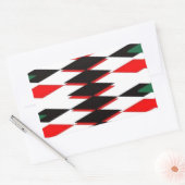 Harlequin Jokers Deck Rechteckiger Aufkleber (Umschlag)