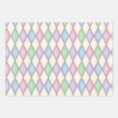 Harlequin Karo Mittelalterliche Messe Geschenkpapier Set (Vorderseite 2)