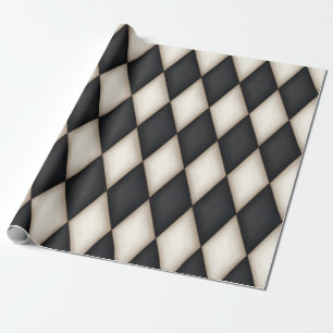 Harlequin Karo Mittelalterliches Festival Geschenkpapier