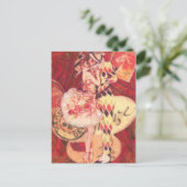 Harlequin Kiss Postkarte (Stehend Vorderseite)