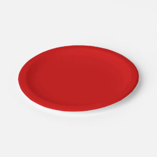 Harlequin-Koordination von 1-Rot-PAPER-TELLERN Pappteller