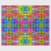 [Harlequin-Krawatte-Färbung] Fraktal Geschenkpapier (Flach)